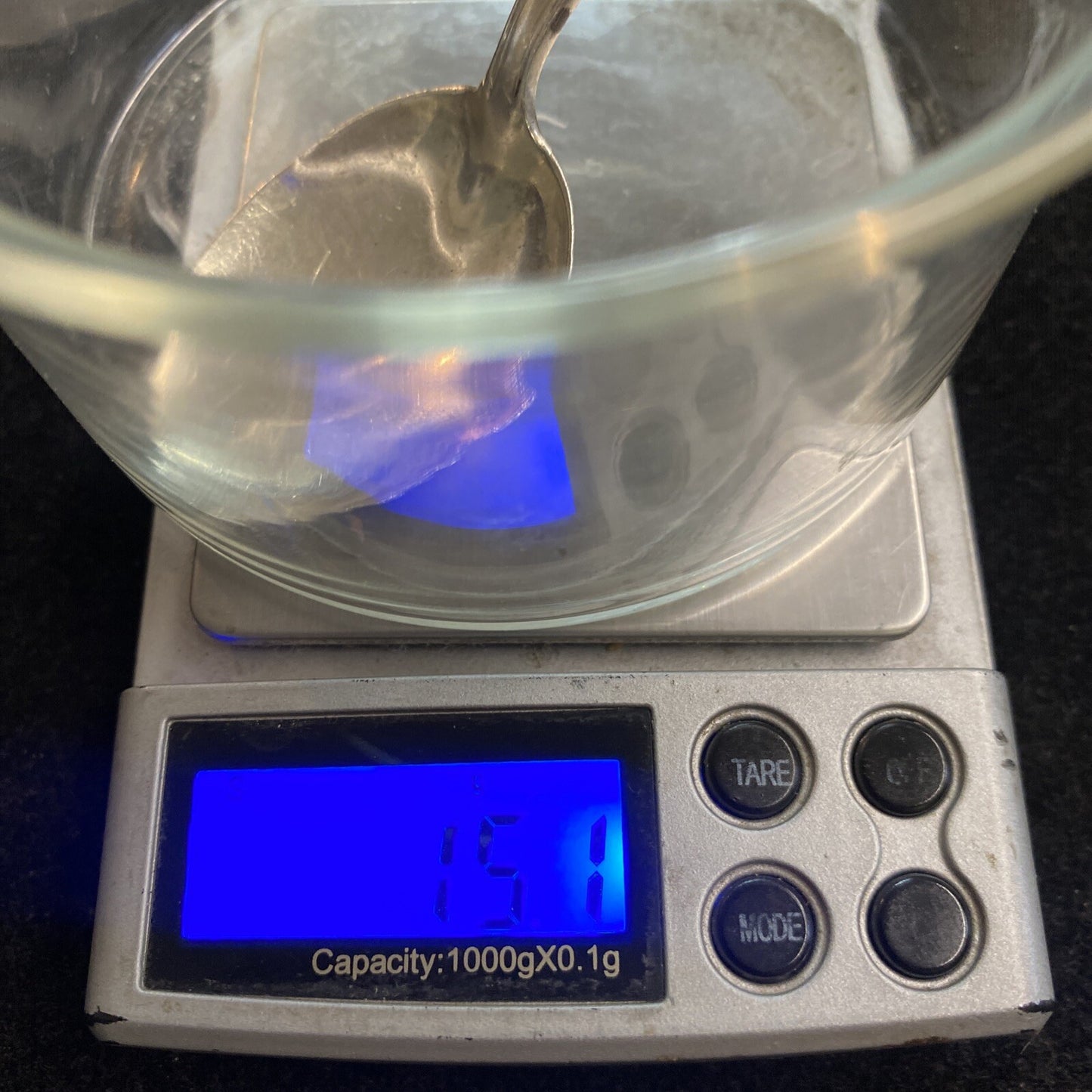 Sterling Silver 4" Baby Spoon 15.1g Monogrammed