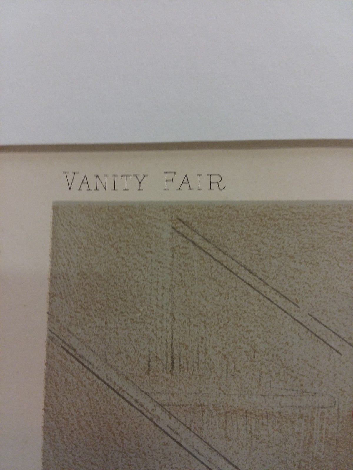 Antique Vanity Fair Print 1898 Edwin Abbey Artist " FAIRFORD ABBEY" by SPY #497