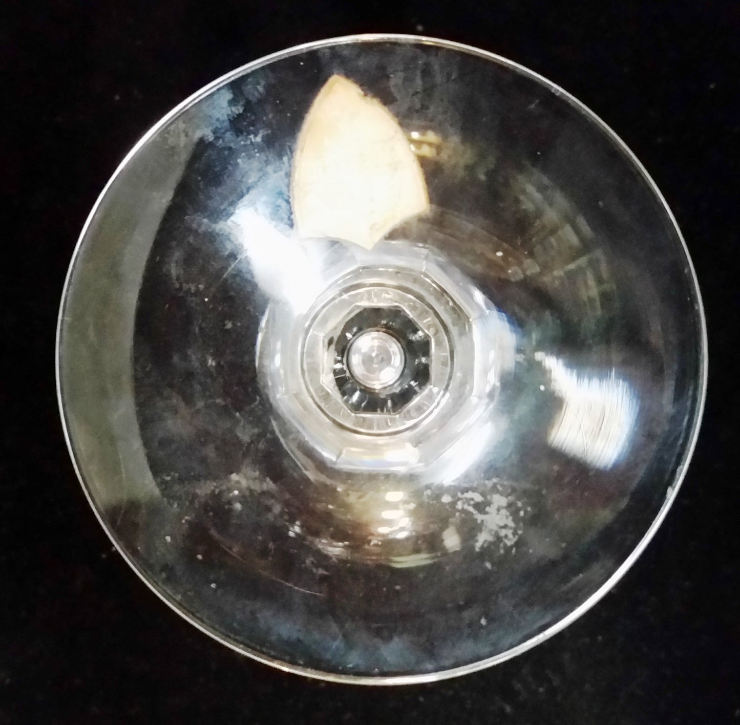 Tiffin Contemporary Pattern Stem 17581 Glass Champagne Original sticker 1954