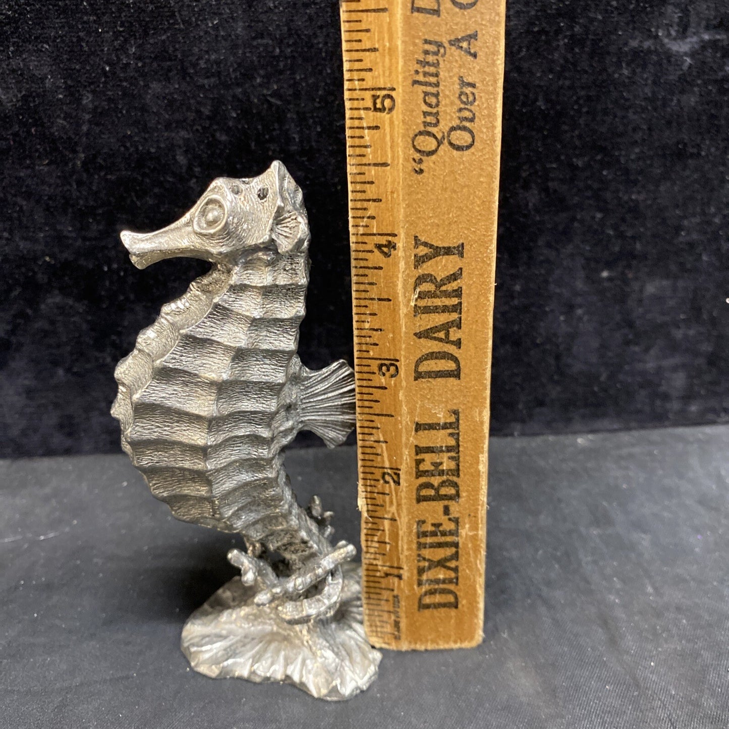 Pair of Pewter Seahorse Salt & Pepper Shakers by Vagabond House MSRP $75