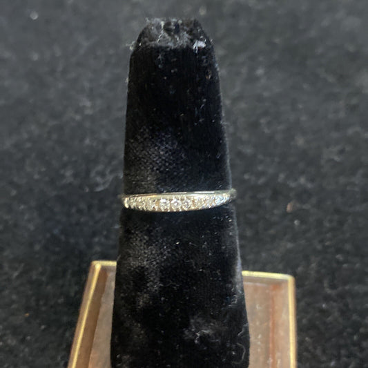 1.7g 14K NOCTURNE White Gold Diamond Ring Size 6