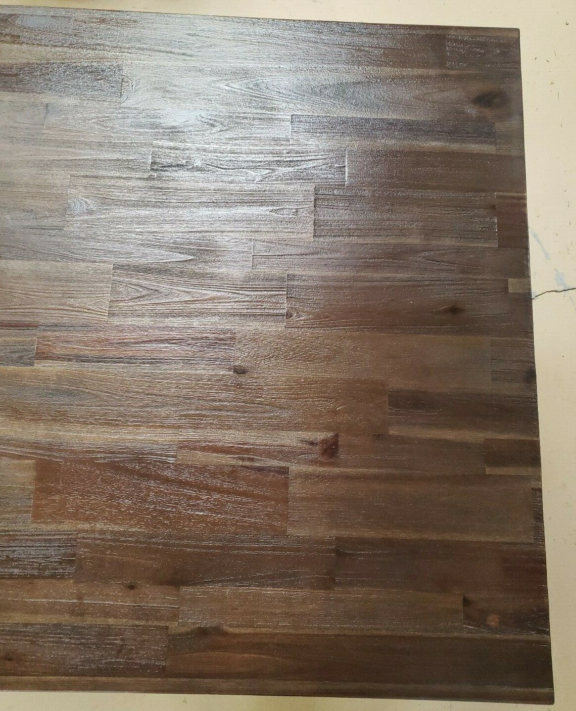 Urban Loft 78" Dining Table Dark Brown