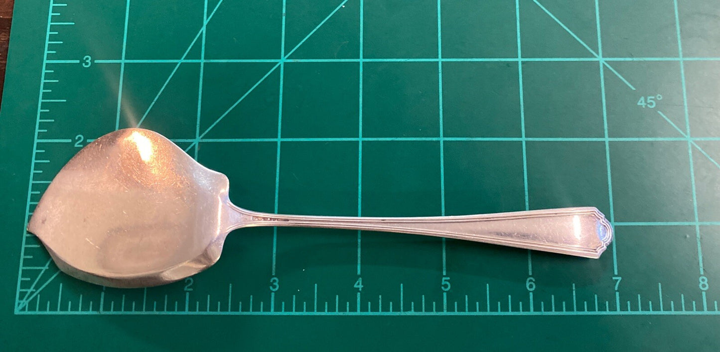 27.1g Sterling Silver Watson MAYFLOWER JELLY SERVER SPOON 7" No Mono