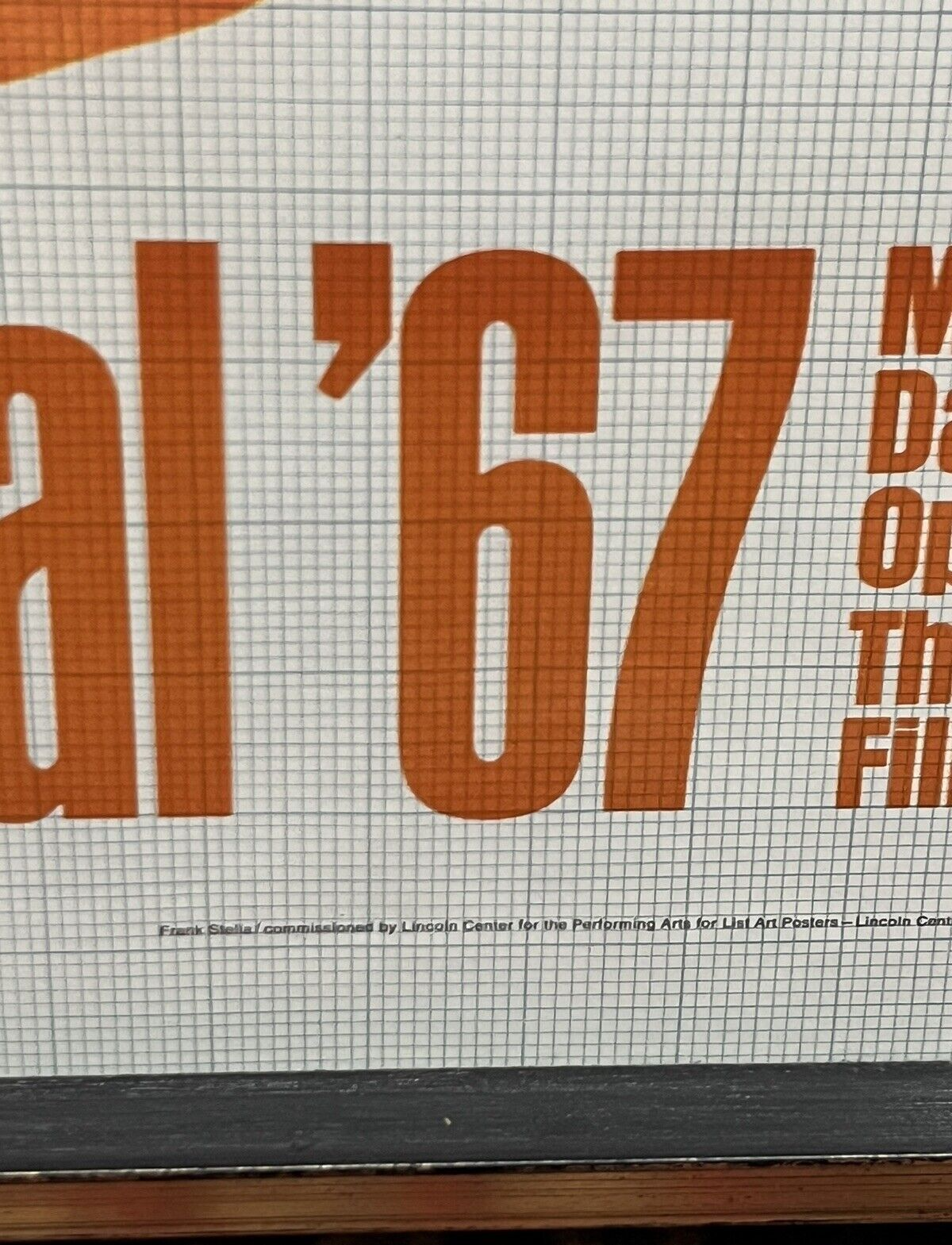 LINCOLN Center Festival 1967 by FRANK STELLA