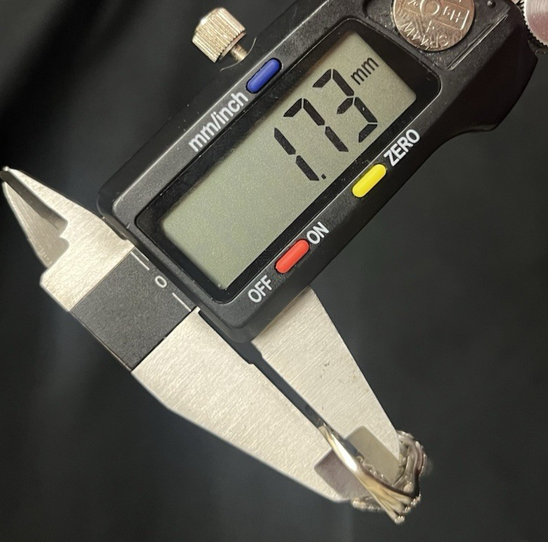 10k White Gold 1 CT TW Diamond Pear Shaped Ring 3.2g