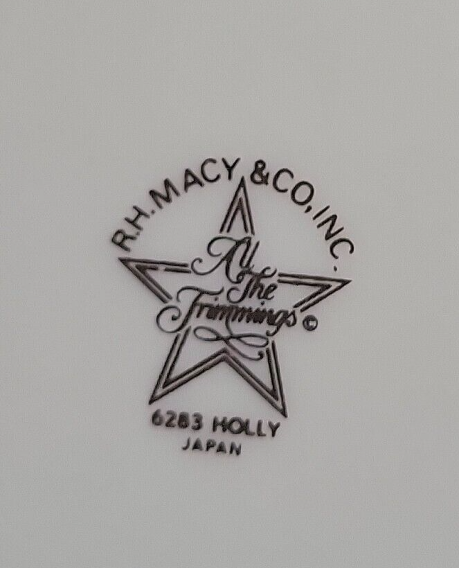 Royal Gallery Holly - set of 3 Bread and Butter Plates 6.5"