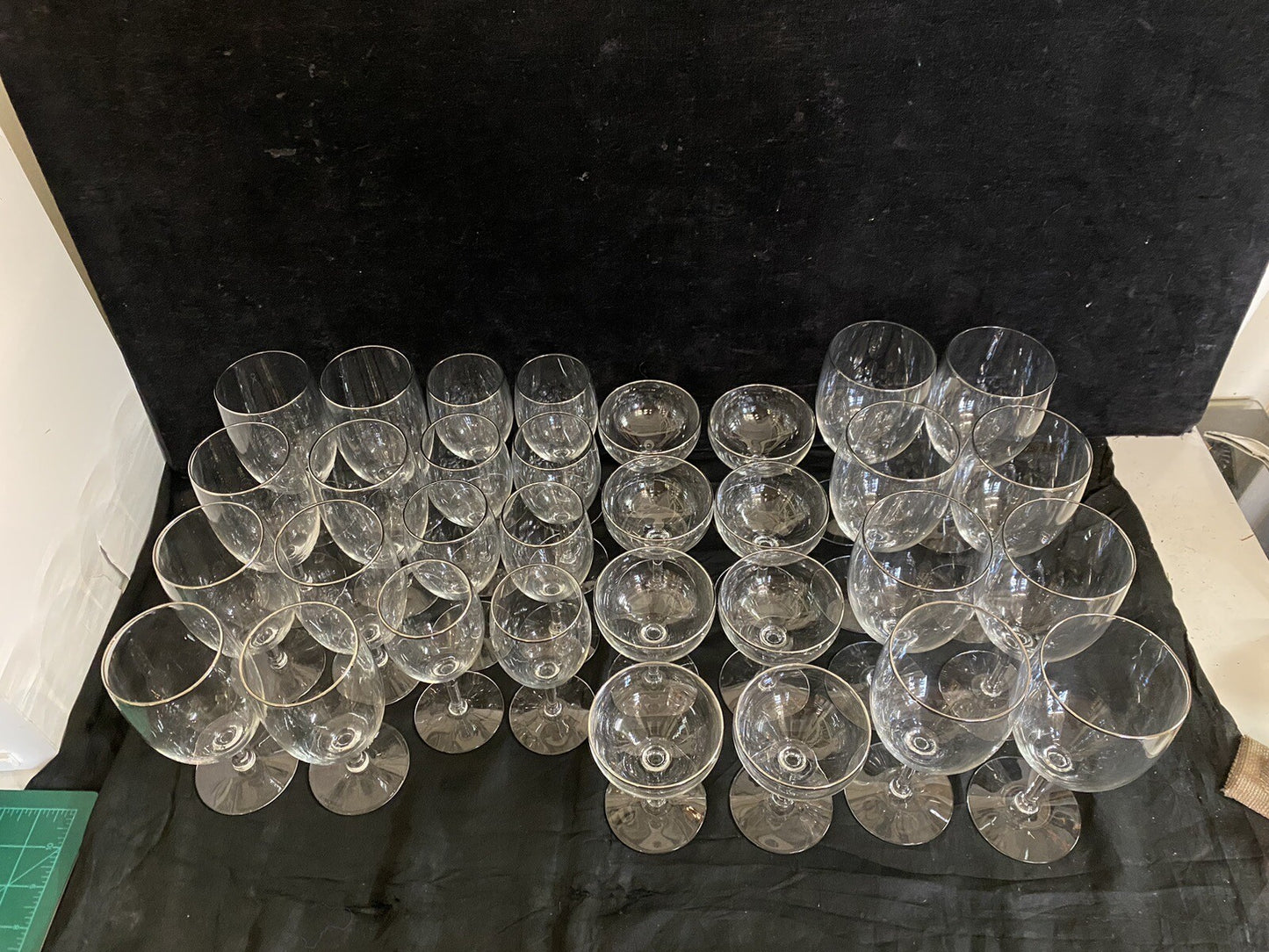 Seneca "Juliet" Platinum Trim 6 1/4" Iced Tea Glasses Set of 8