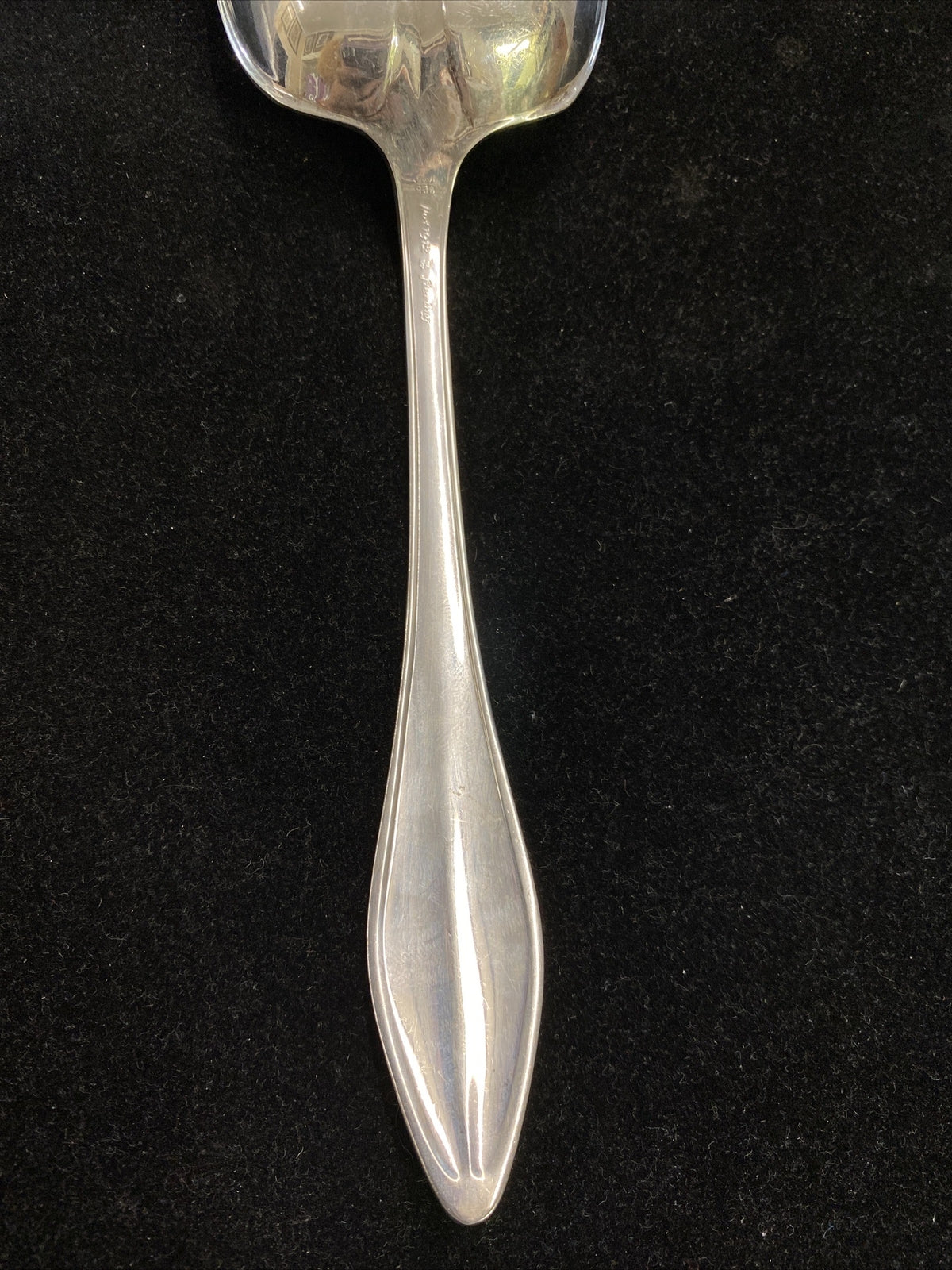 Towle Sterling "Mary Chilton" Pattern Solid Salad Serving Set Fork & Spoon PC1