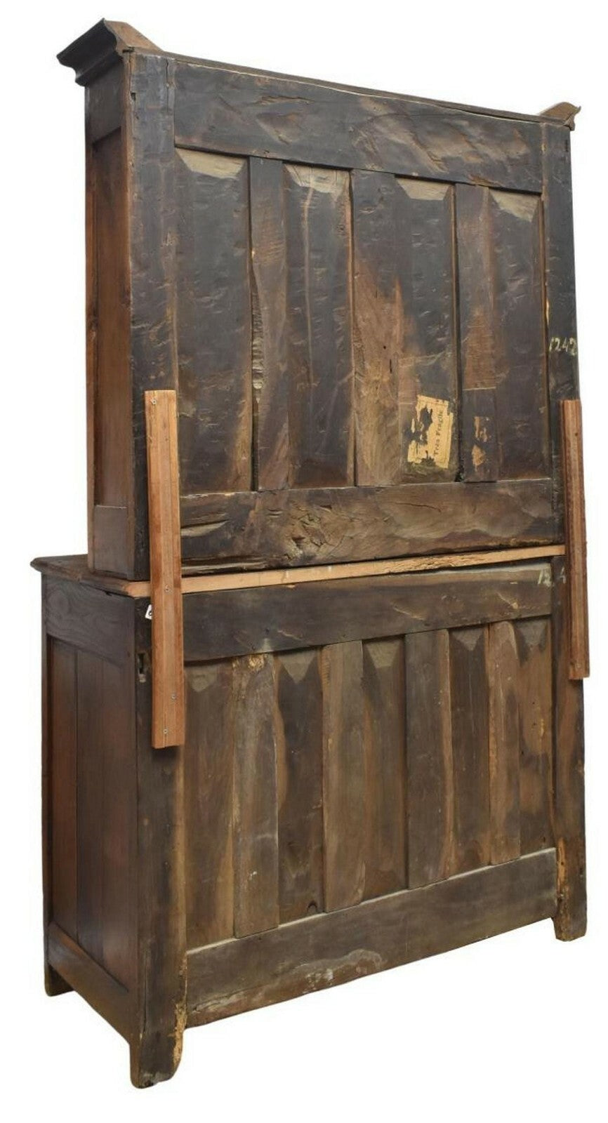 French Antique Renaissance Cupboard Vaisselier cabinet 1700s China Display