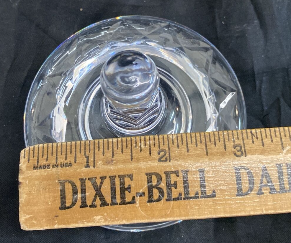 Waterford Cut Crystal Lidded Biscuit Barrel Candy Honey Dish