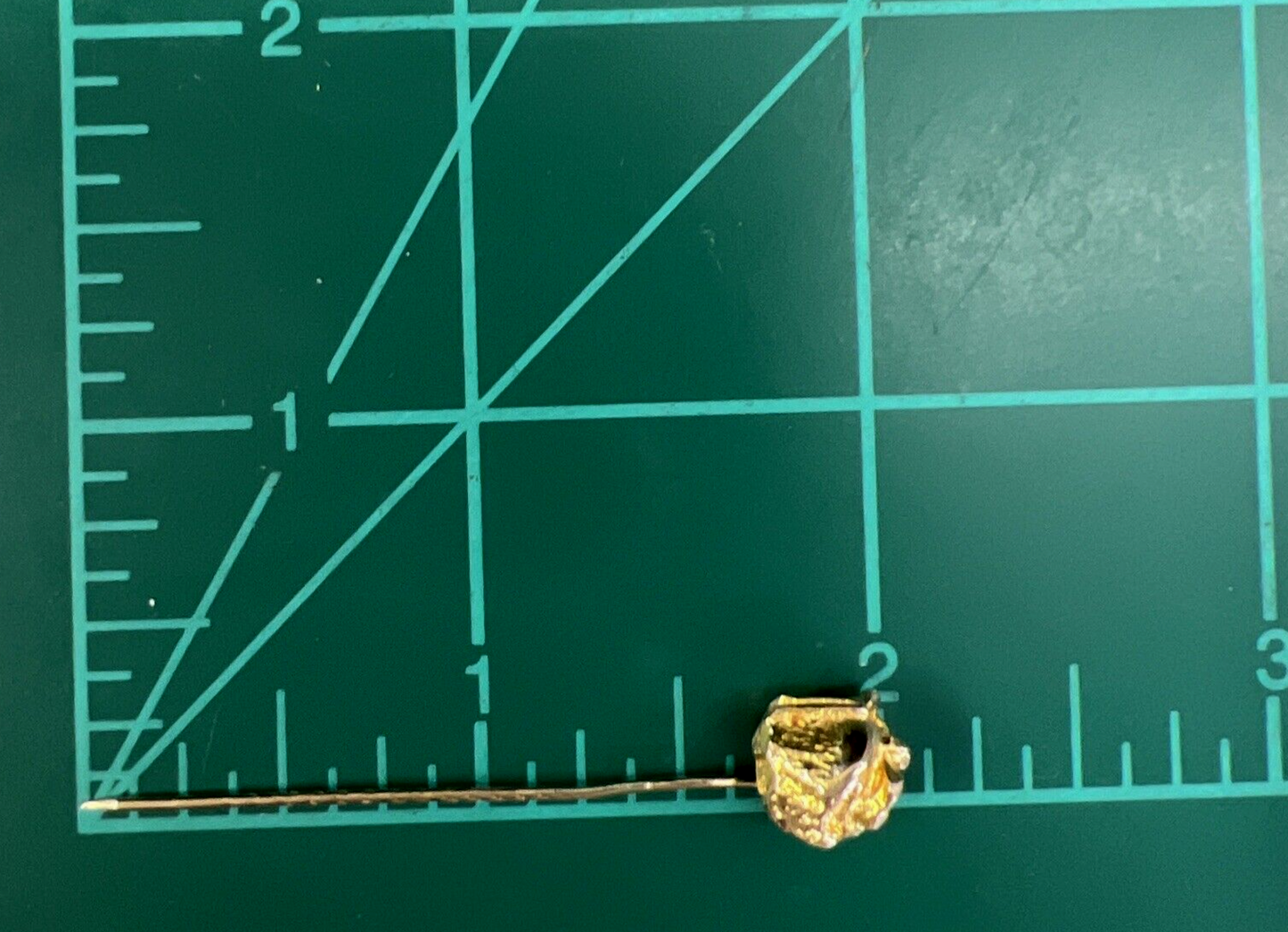 14 Karat Yellow Gold Björn Weckström Nugget Stickpin 1986 Lapponia Finland