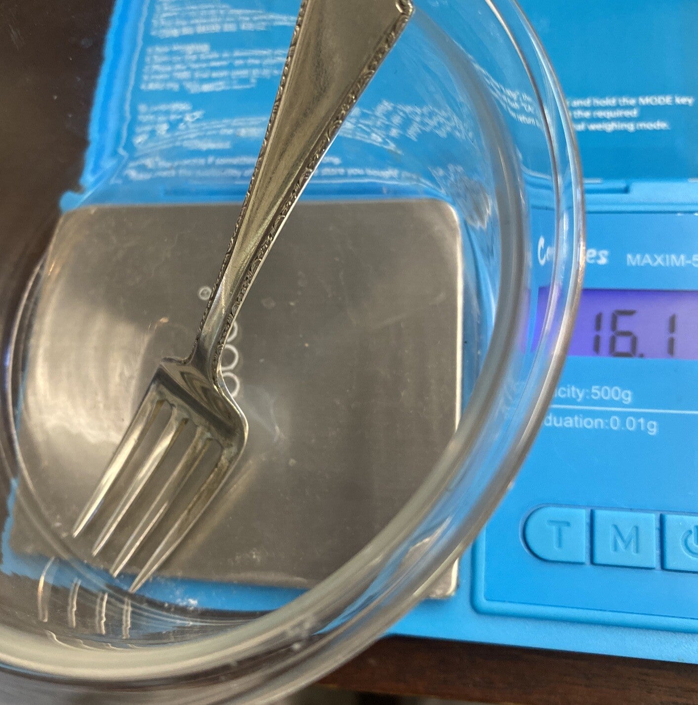 Lunt Sterling Silver William and Mary Baby Fork 4" 1921 16.1g