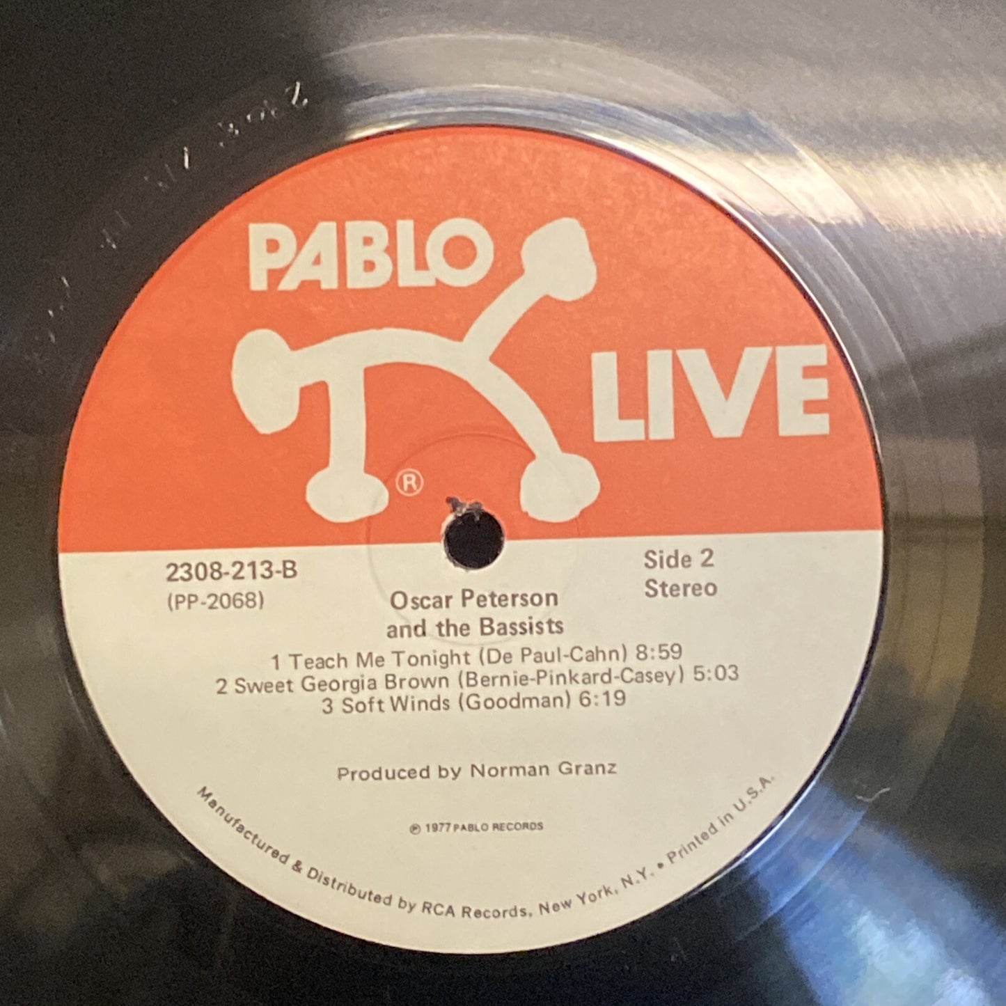 PROMO OSCAR PETERSON - MONTREUX '77 - PABLO LIVE RECORDS 2308 213 1977