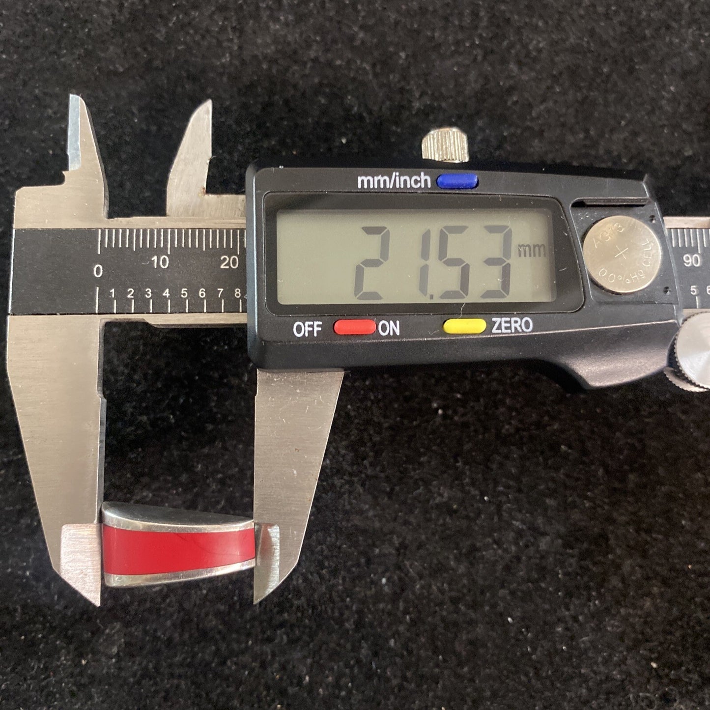 Sterling Silver 925 & Red Onyx Stud Earrings 5g