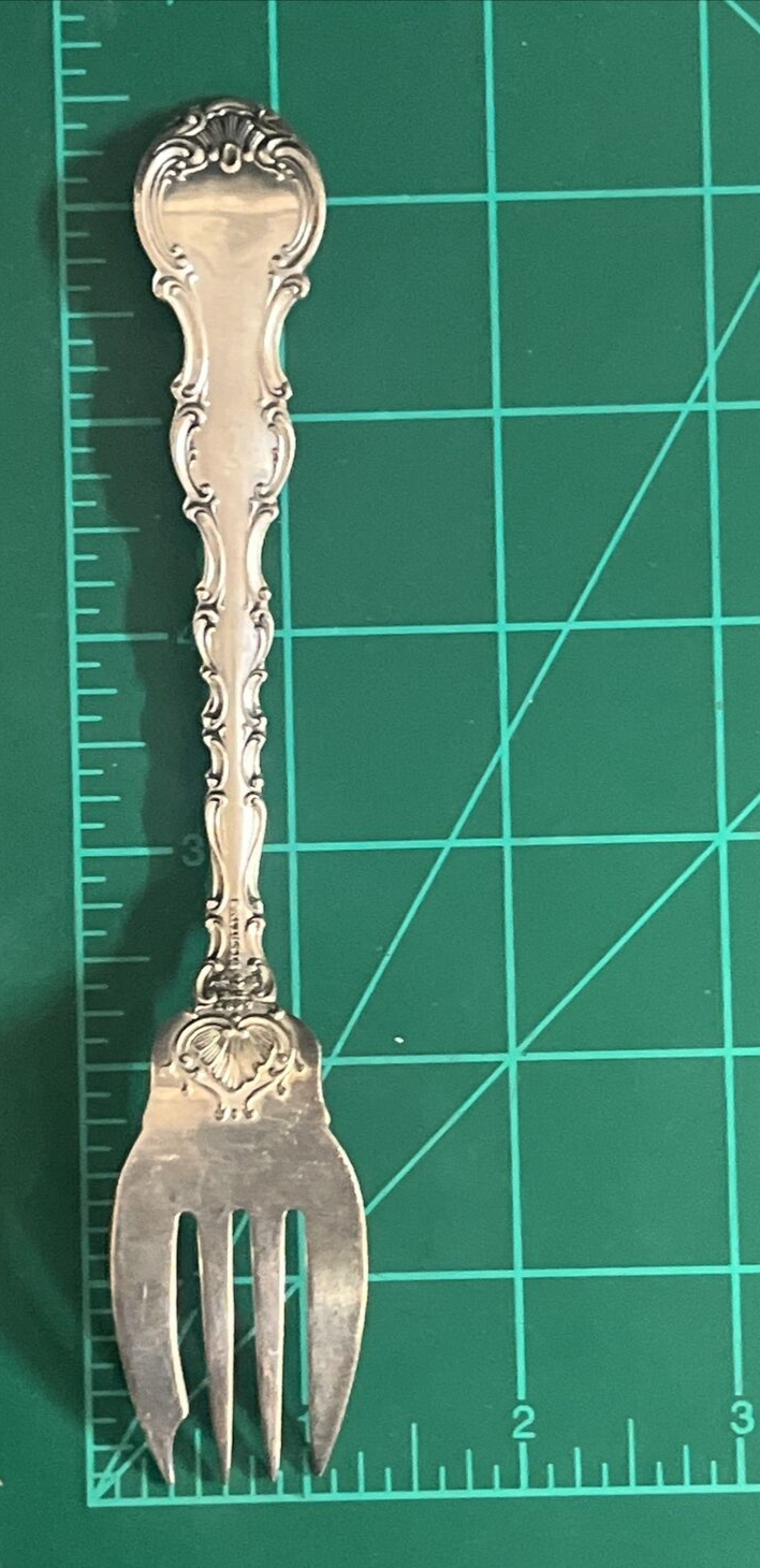 1x Gorham Sterling Strasbourg 1897 Salad Fork 6 3/4" OLD PATTERN Multiple Avail