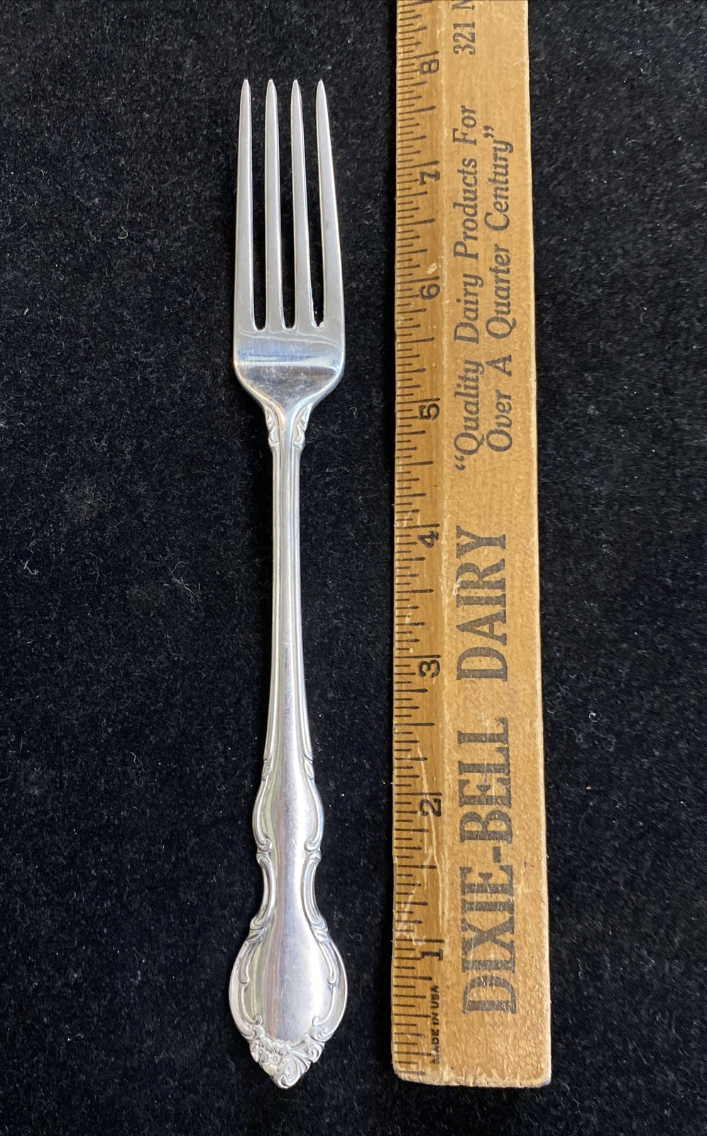 Sterling Silver Alvin Pirouette 7.5" Dinner Place Setting Fork