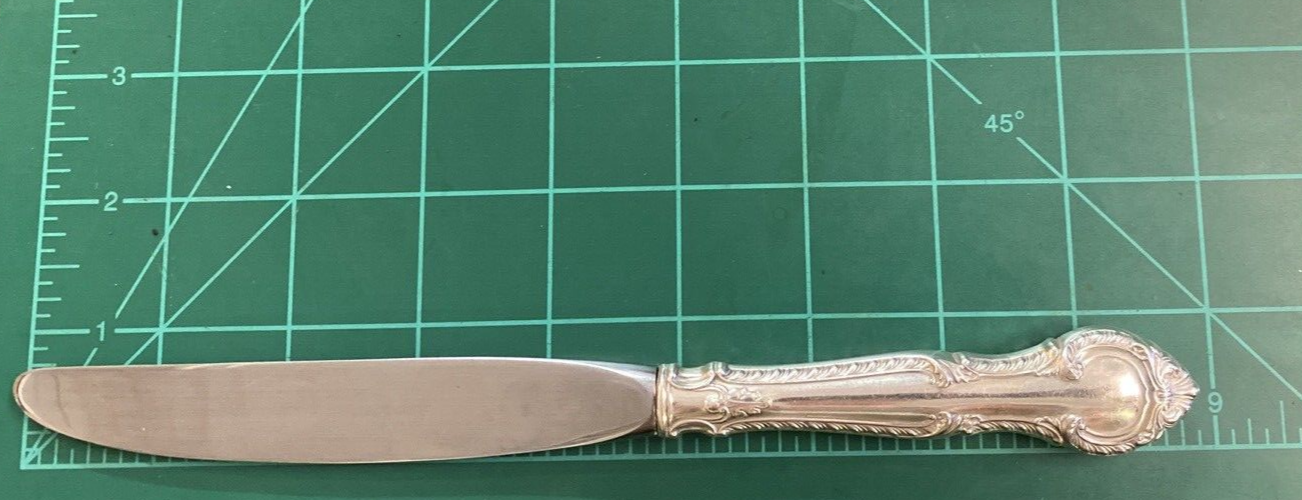 Gorham Sterling "English Gadroon" 8 7/8" New French Hollow Knife 68.5g
