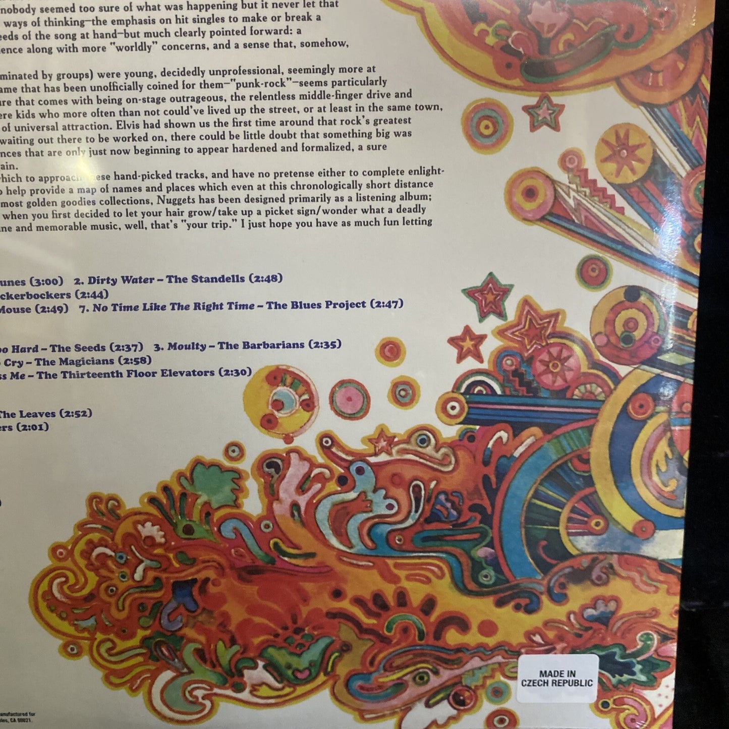 Nuggets Original Artyfacts From First Psychedelic Era 1965-1968 Vol. 2 SPLATTER