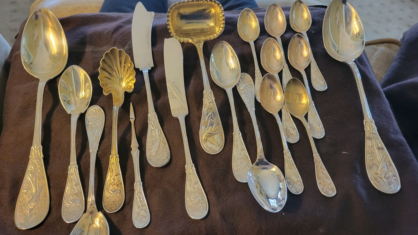 Japanese by Tiffany and Co Sterling Silver Individual Fish Knife 7 1/4" wide