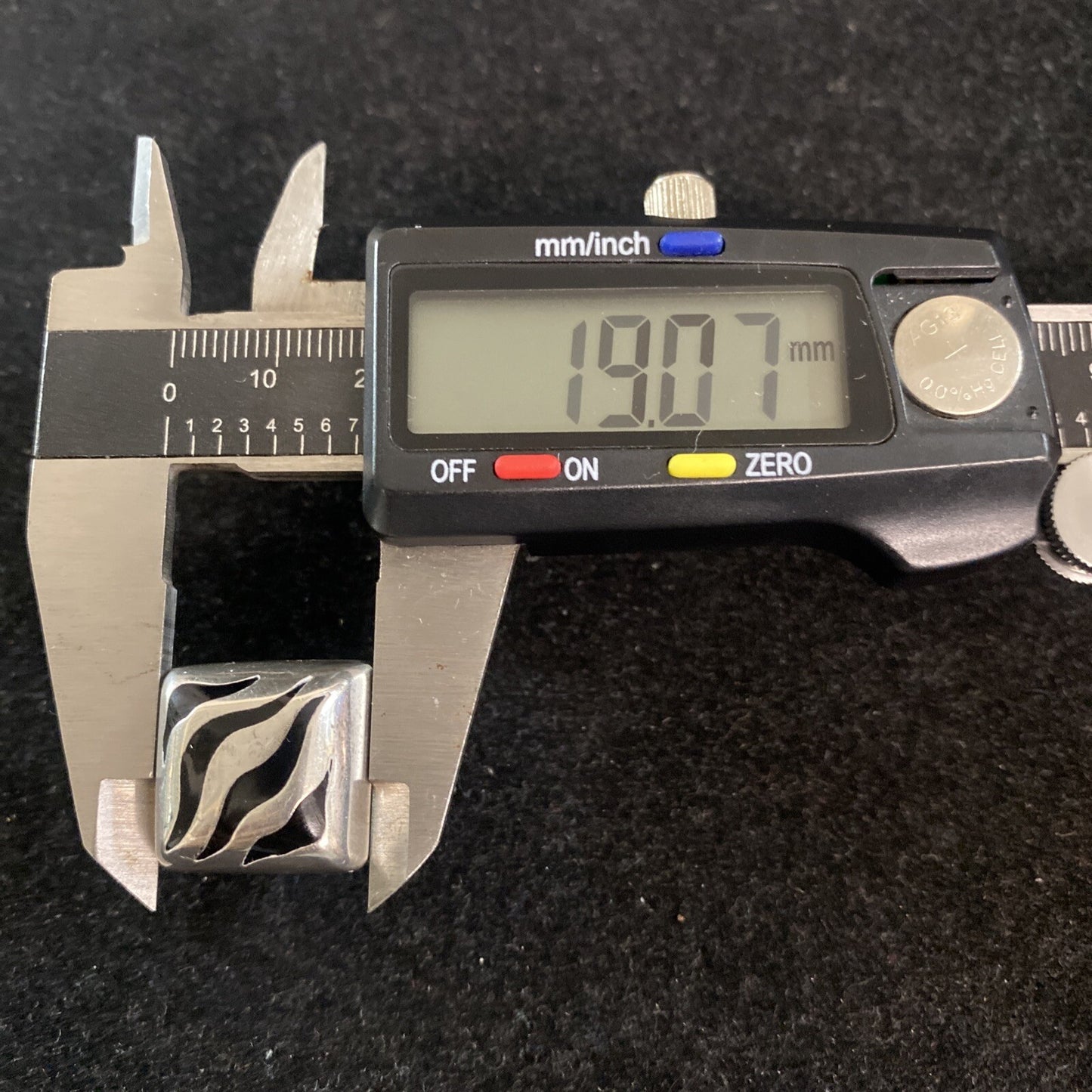 Sterling Silver 925 Square Stud Earrings 15.3g