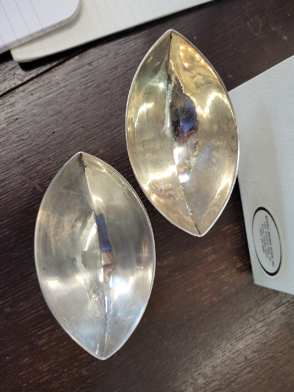 Pair George III Irish Sterling Silver Pedestal Salt Cellars Dublin 1761