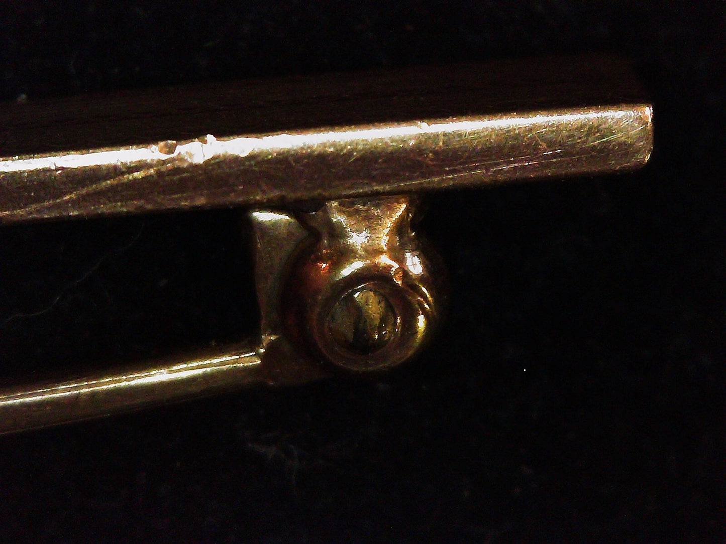 Antique 10K Yellow Gold Beauty Baby Pin 1.8g