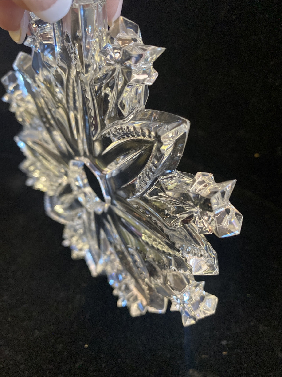 WATERFORD Chrystal 2010 LTD ED. SNOW CRYSTAL ORNAMENT 151916