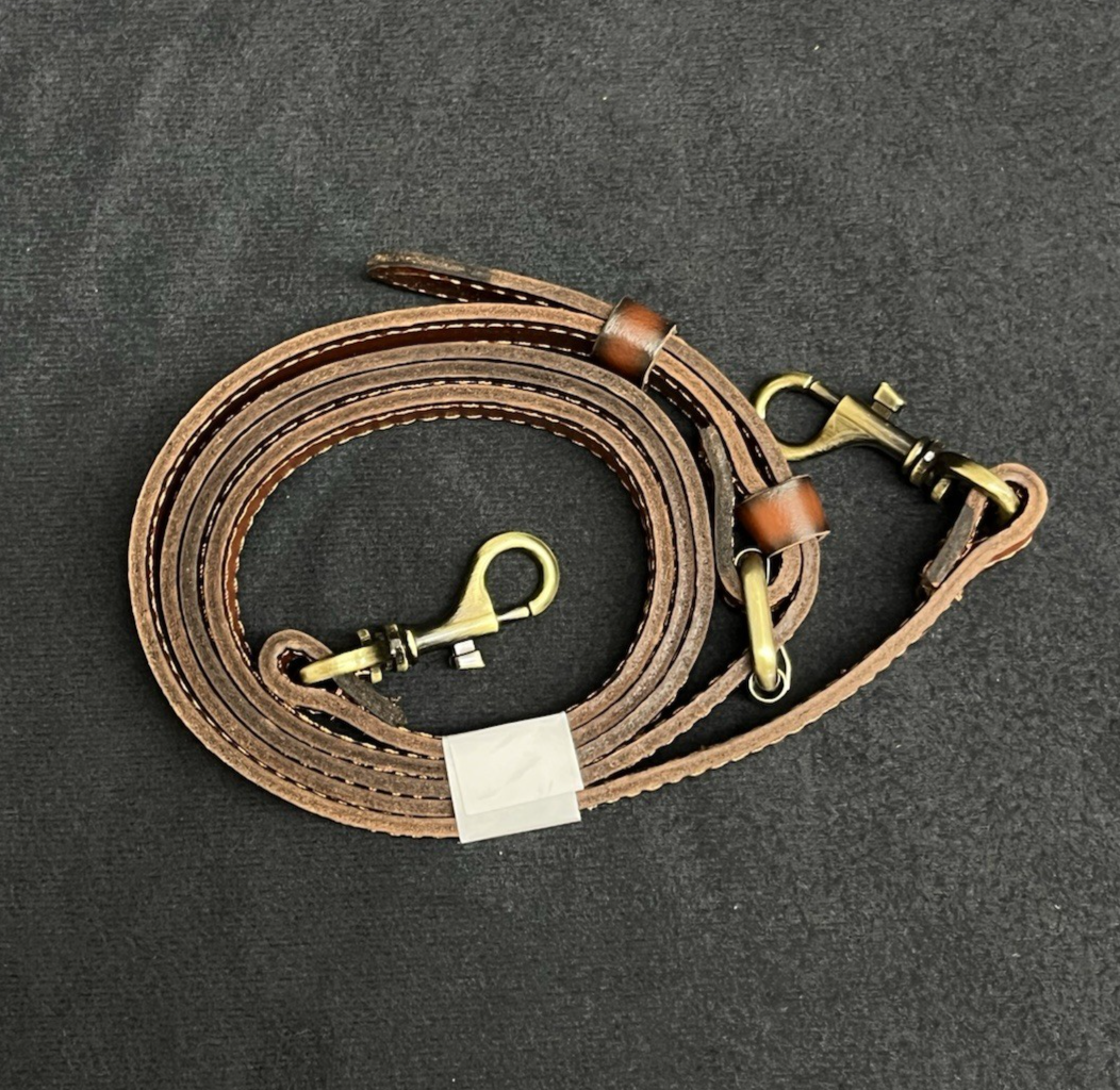 Patricia Nash Martano Belted Bucket Top Leather Bag w/ Strap & Card Wallet