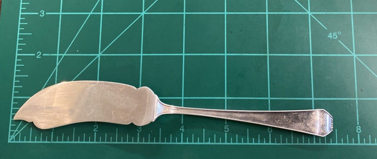 Whiting Mfg. Co. Sterling Silver 7 1/2" Master Butter Knife 35.29g