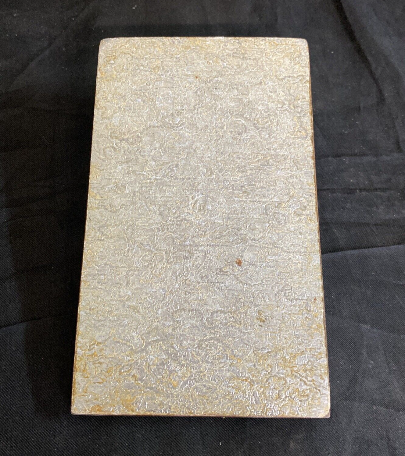 ANTIQUE ENGLISH GEORGIAN INLAID MAHOGANY TEA CADDY W MIXING BOWL SHELL MOTIF 19C