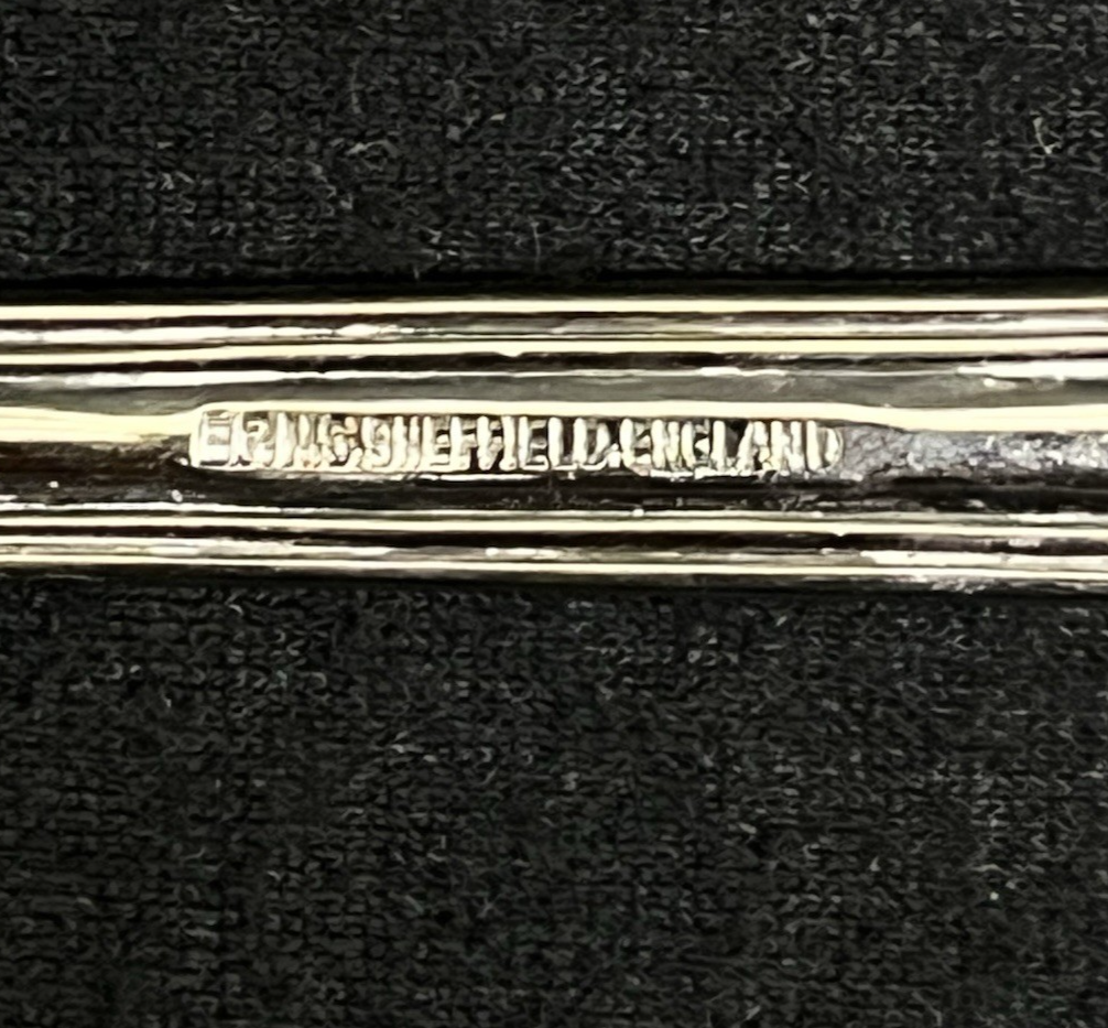 Kings by Sheffield Silverplate 3-Piece Hostess Set Spoon, Fork, and Pasta Server