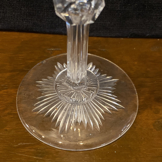 1 Stem Of Dorflinger Diamond Hob 4"Cordial Cut Glass From 1875 1 3/4" W