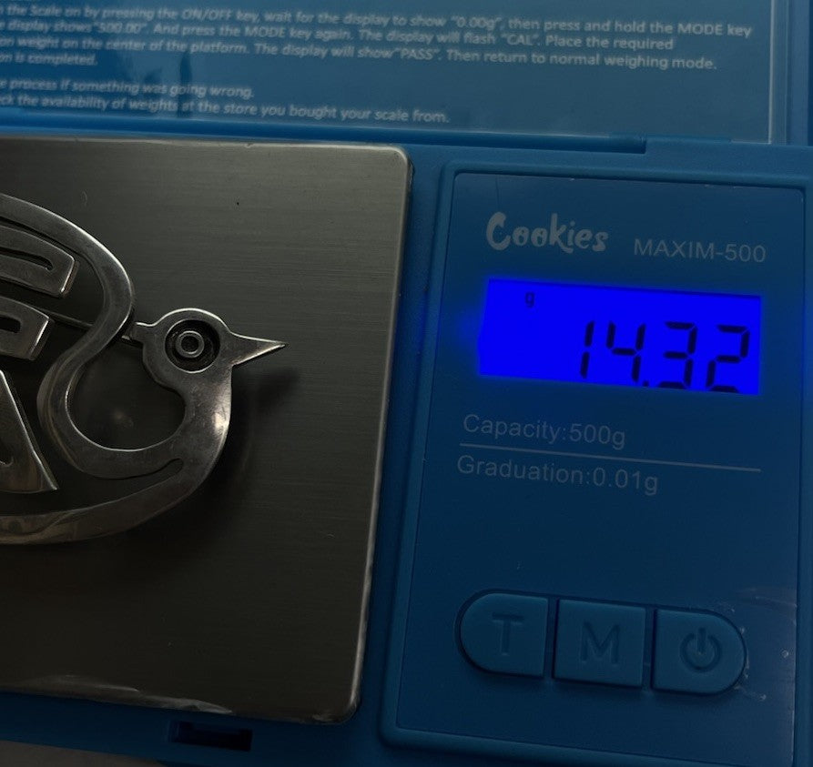 925 Sterling Silver Vintage Mexico Bird Pin Brooch