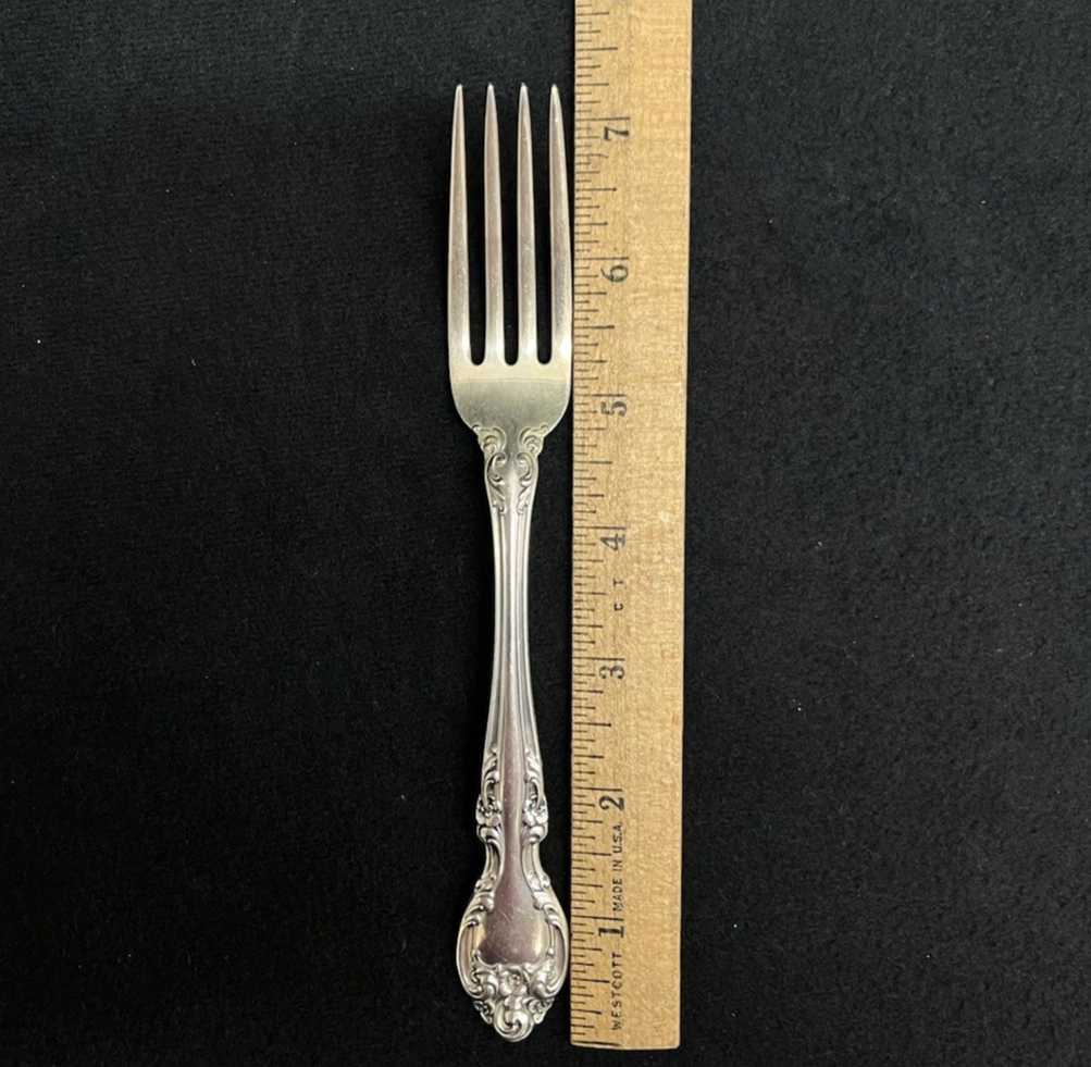 Melrose by Gorham 61.46g Sterling Silver Dinner Fork 7 1/4 in