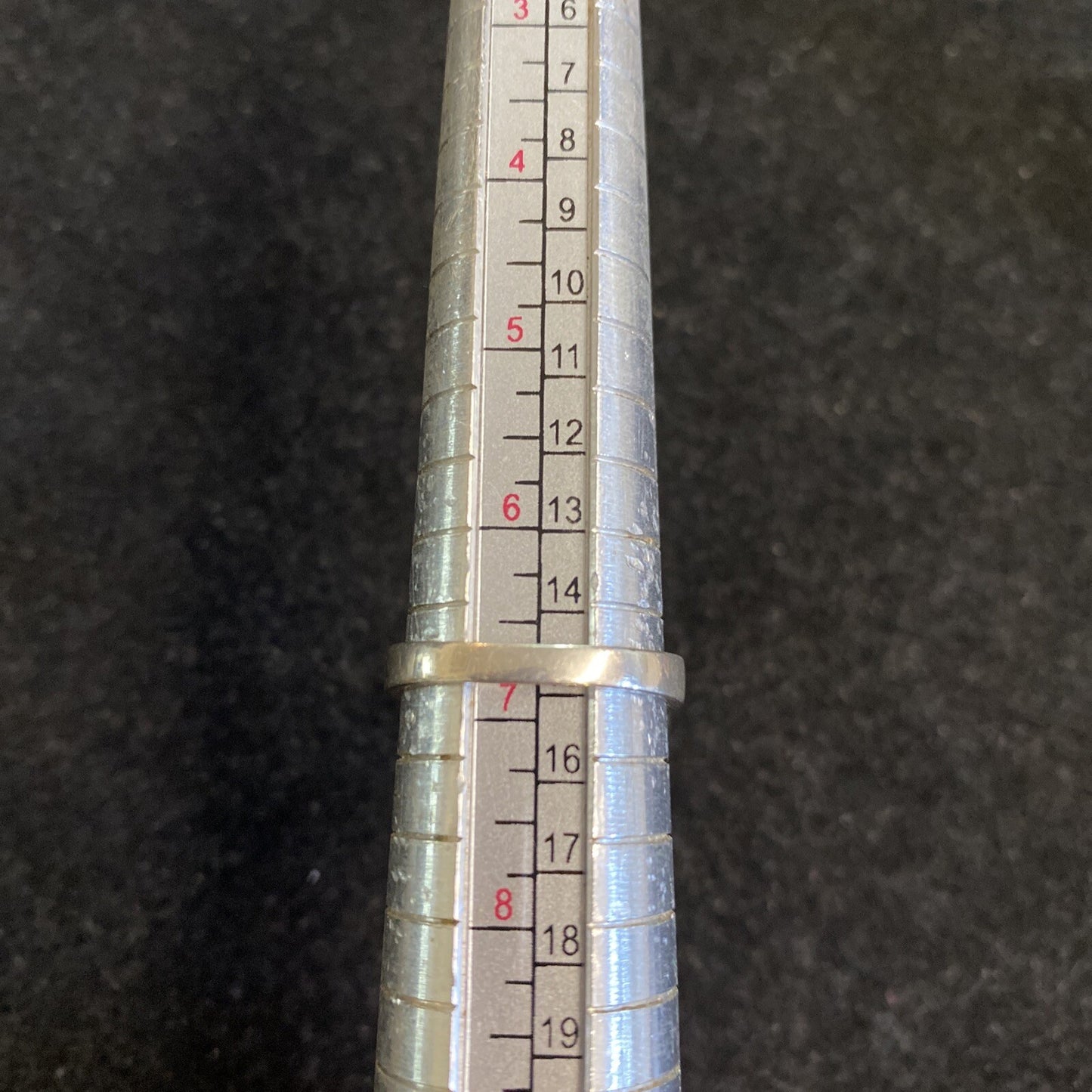 Sterling Silver 925 Mother of Pearl & Onyx Ring SZ 6.75 4.5g JM21