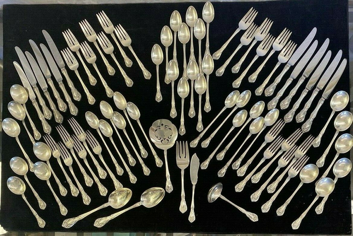 Alvin Sterling Silver 7 1/8" Chateau Rose Master Butter Spreader No Mono 34.7g