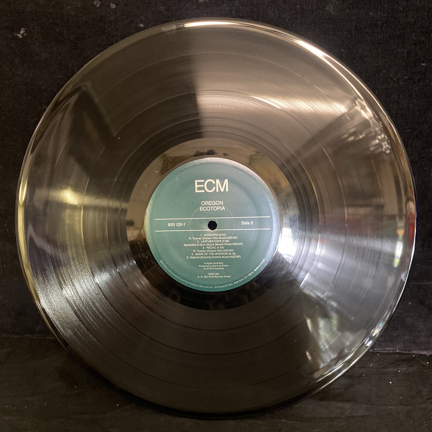 OREGON - ECOTOPIA ECM 833 120-1 Ralph Towner Glen Moore 1987 Germany NM/VG