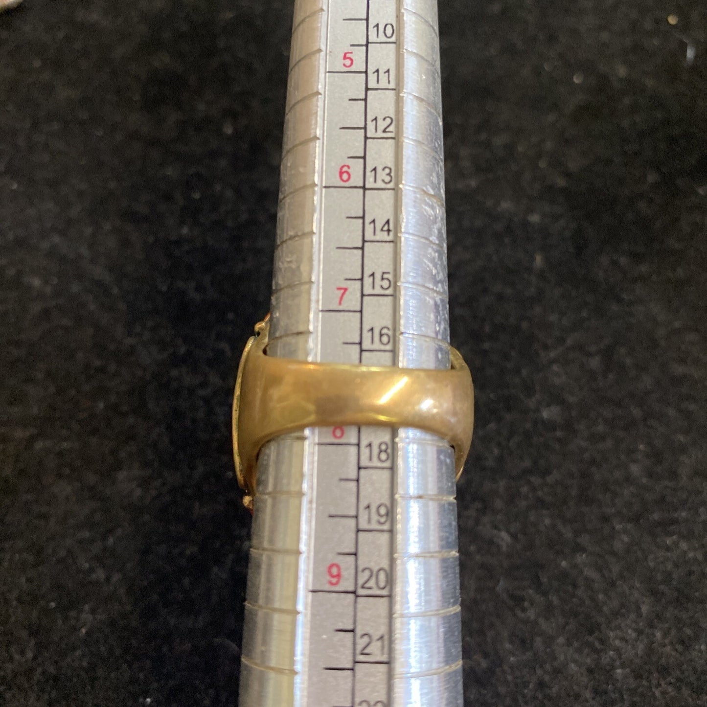 Barse Thailand Bronze Coral Statement Ring Sz. 7.75 With 10 Stones