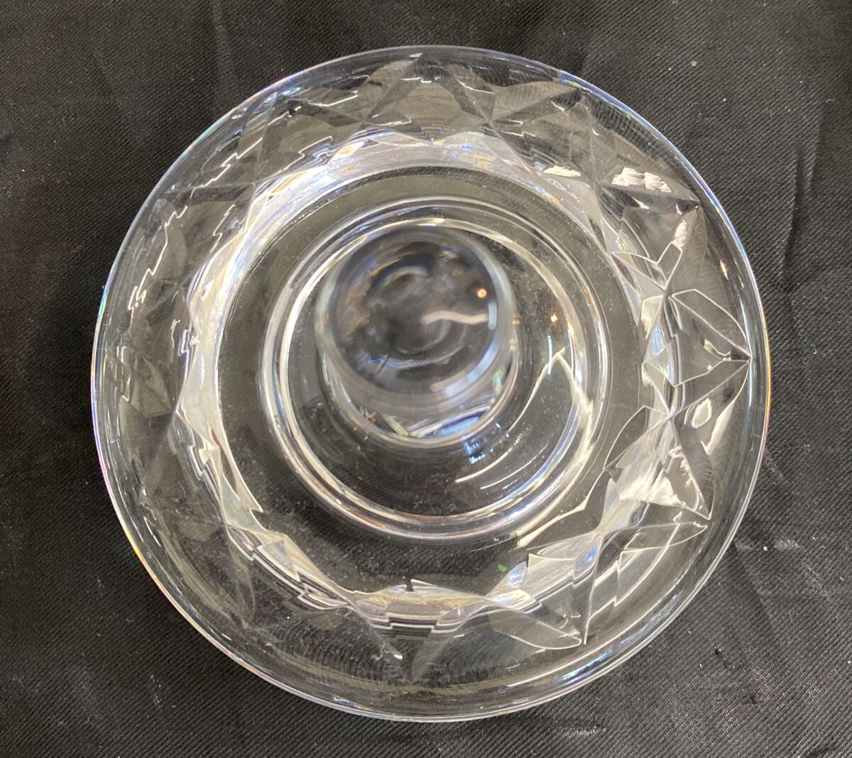 Waterford Cut Crystal Lidded Biscuit Barrel Candy Honey Dish