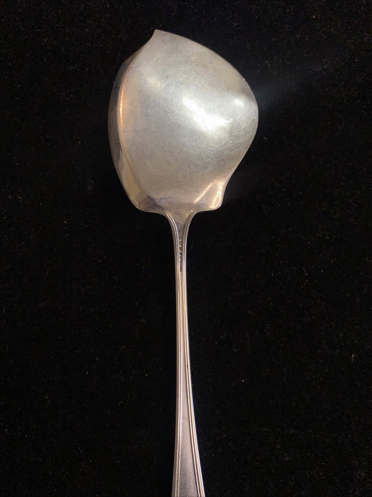 27.1g Sterling Silver Watson MAYFLOWER JELLY SERVER SPOON 7" No Mono