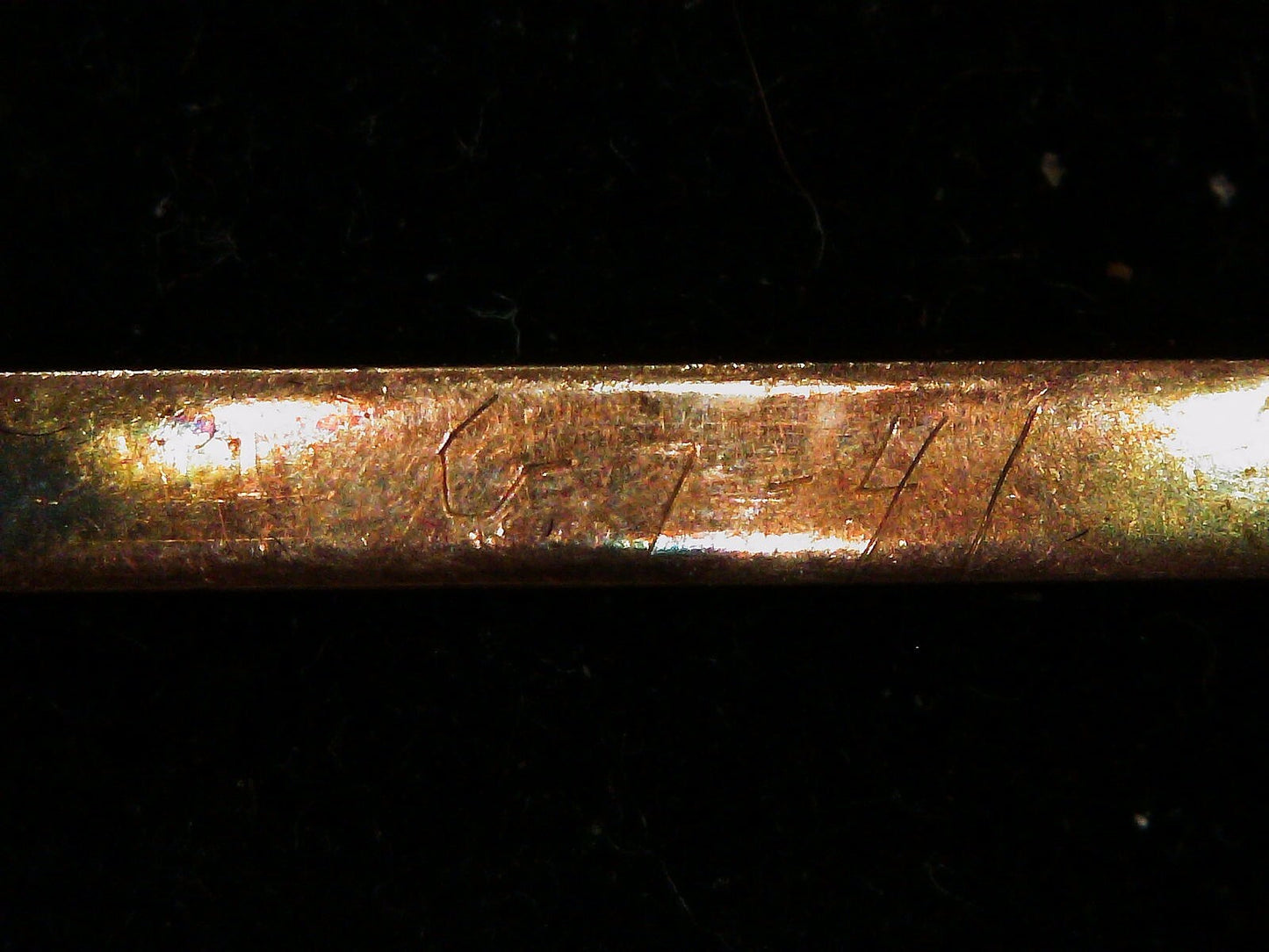 Antique 10k Yellow Gold Baby Beauty Pin 0.7g