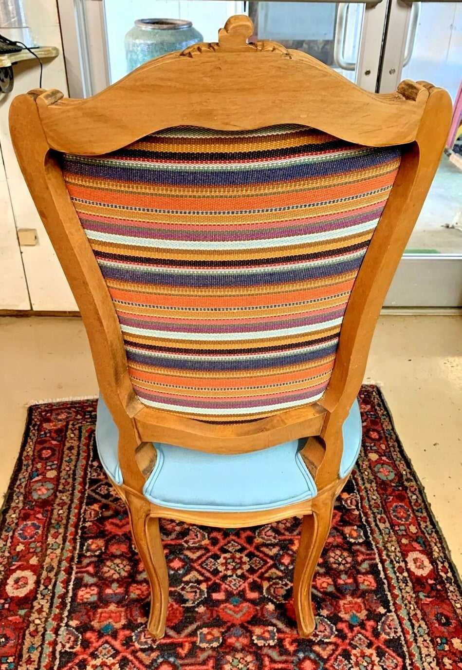 Set of 6 Louis XV style French Walnut Carved Side Chairs