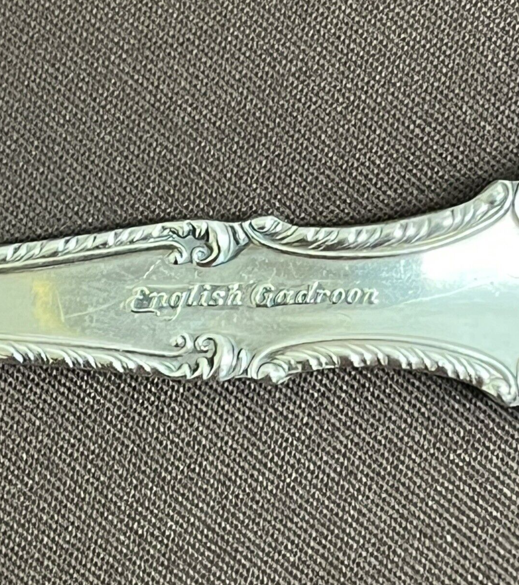 English Gadroon by Gorham Sterling Silver Teaspoon 5 7/8"