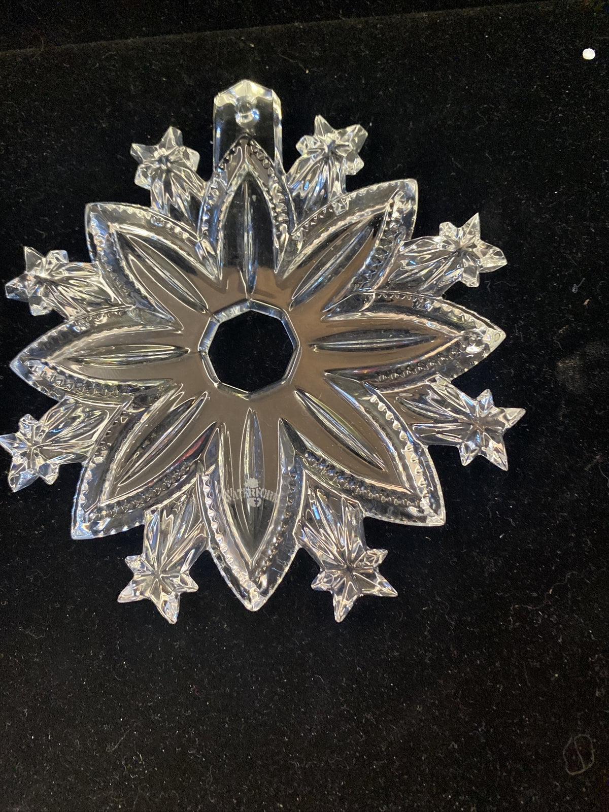 WATERFORD Chrystal 2010 LTD ED. SNOW CRYSTAL ORNAMENT 151916