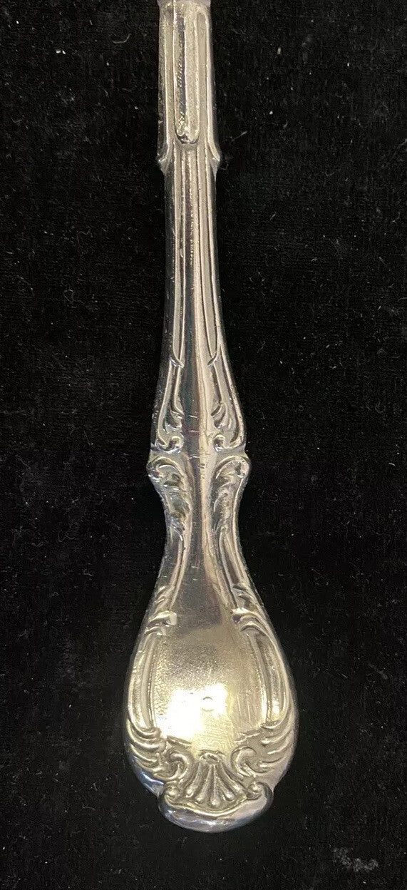 Rare Antique Rococo Twisted Handle Undulating Bowl Silverplated "17" Punch Ladle