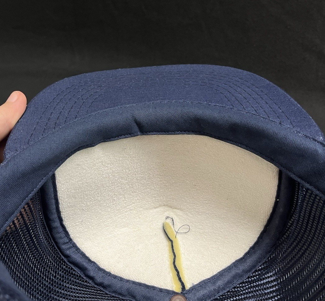 Retro Game Day Auburn War Eagle Mesh Back Snapback Foam Trucker Hat Navy