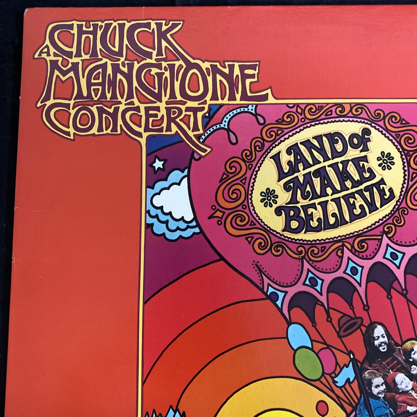 Chuck Mangione Live Concert Land of Make Believe Concert Jazz Vinyl LP NM 1973