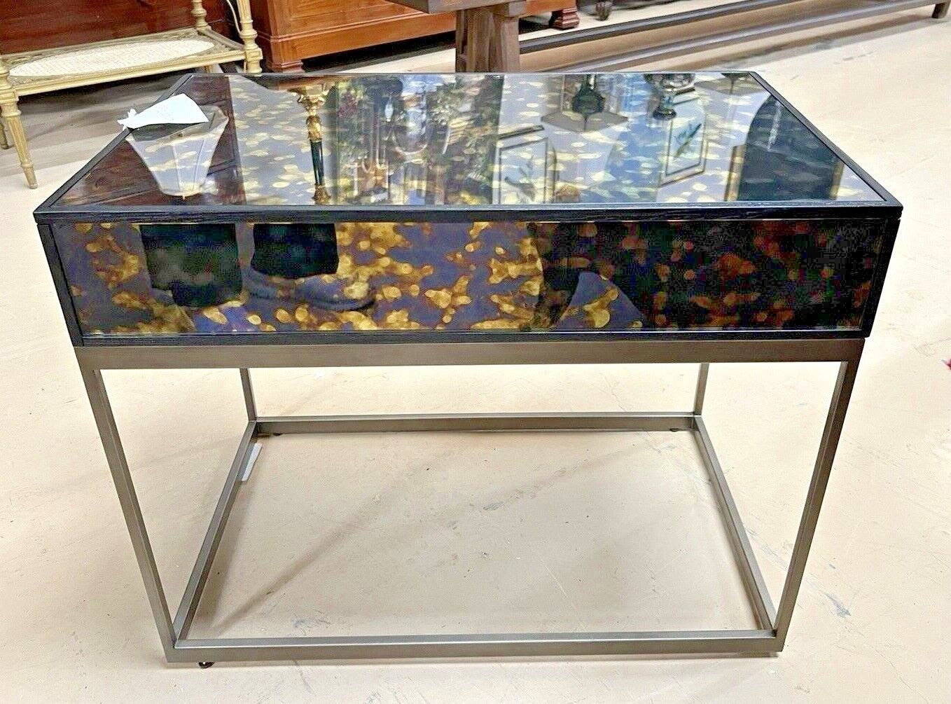 New Caracole Modern Remix Tall Bushing Cocktail Table NWT