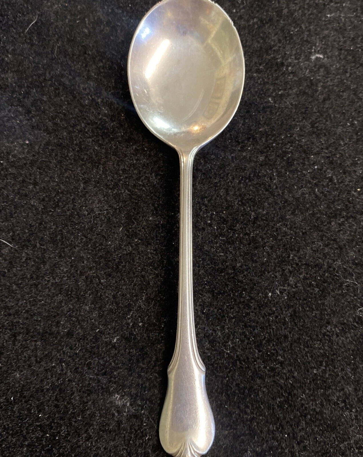 Wallace Sterling Silver 1942 Grand Colonial 6" Cream Soup Spoon 33.49g