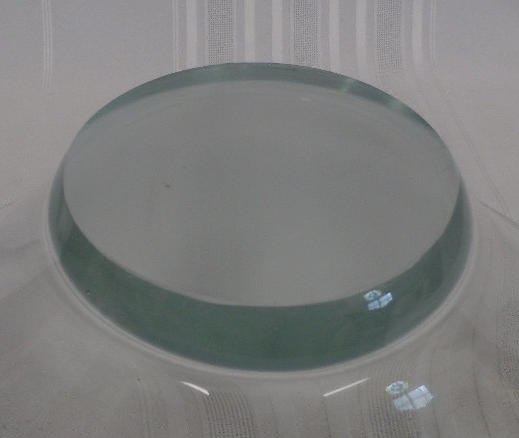 Daum France Freeform Crystal Centerpiece Art Glass Blown Bowl Midcentury Modern